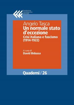 Cover of the book Un normale stato d'eccezione. Crisi italiana e fascismo (1914-1922) by Salvatore Veca