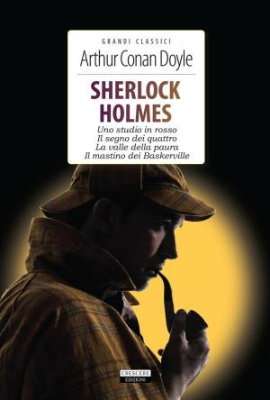 Cover of the book Sherlock Holmes. Uno studio in rosso - Il segno dei quattro - La valle della paura - Il mastino di Baskerville by Herbert G. Wells, A. Büchi