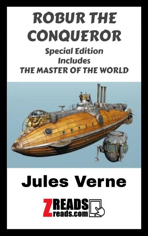 Cover of the book ROBUR THE CONQUEROR by Jules Verne, James M. Brand, ZREADS