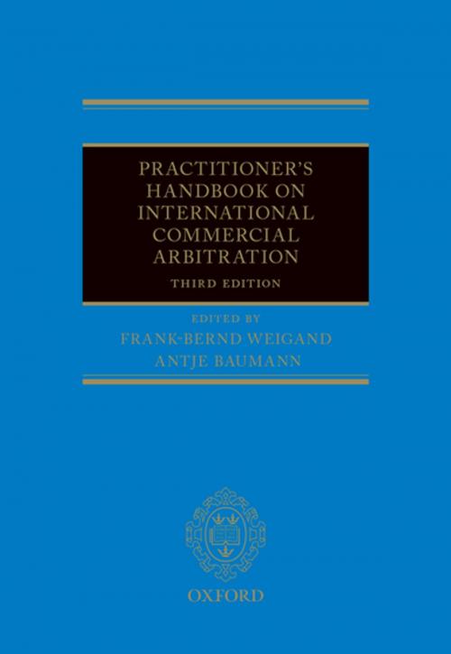 Cover of the book Practitioner's Handbook on International Commercial Arbitration by , OUP Oxford