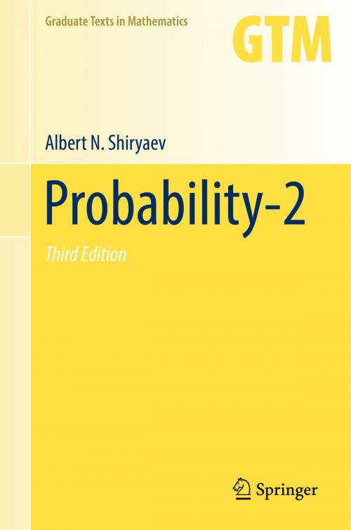 Cover of the book Probability-2 by Albert N. Shiryaev, Springer New York