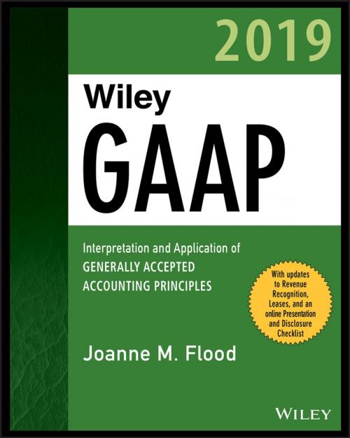 Cover of the book Wiley GAAP 2019 by Joanne M. Flood, Wiley