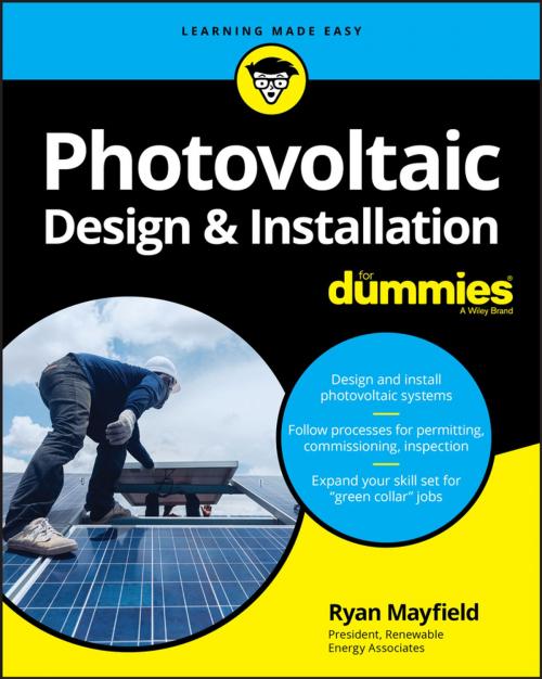Cover of the book Photovoltaic Design and Installation For Dummies by Ryan Mayfield, Wiley