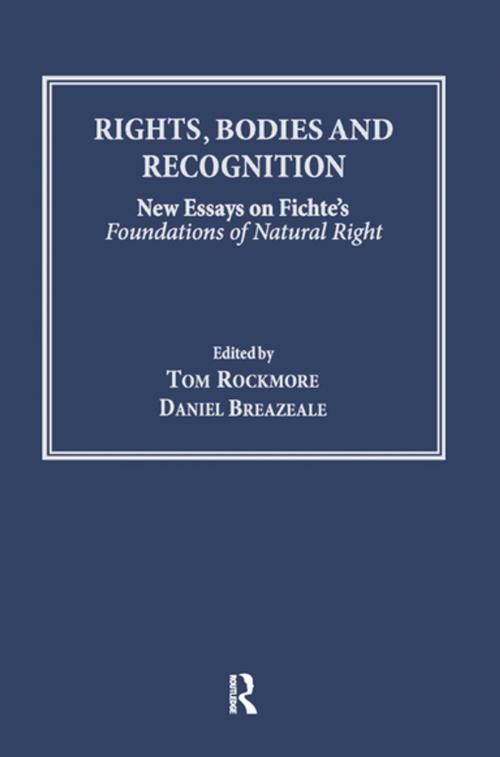Cover of the book Rights, Bodies and Recognition by , Taylor and Francis