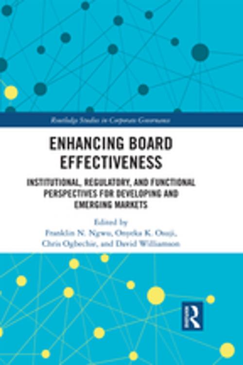 Cover of the book Enhancing Board Effectiveness by , Taylor and Francis