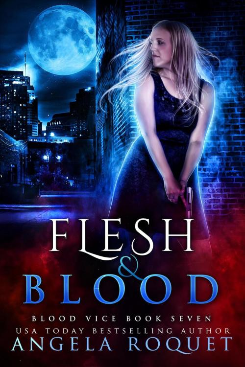 Cover of the book Flesh and Blood by Angela Roquet, Violent Siren Press
