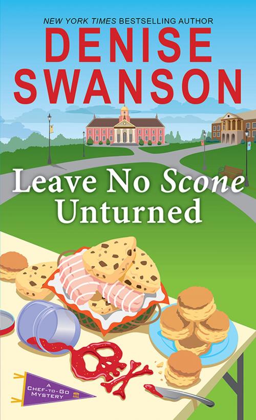 Cover of the book Leave No Scone Unturned by Denise Swanson, Sourcebooks