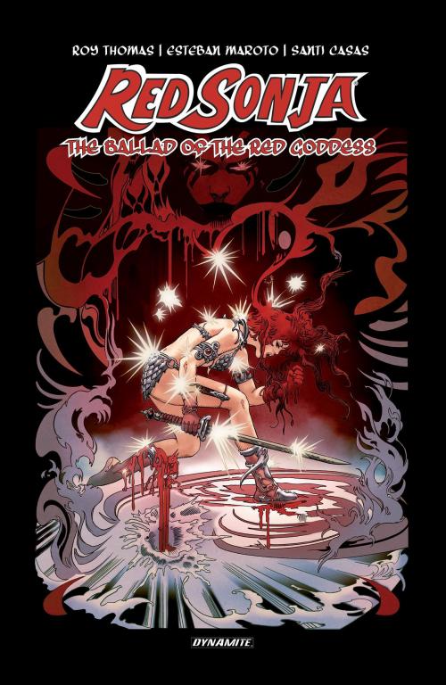 Cover of the book Red Sonja: The Ballad of the Red Goddess Original Graphic Novel by Roy Thomas, Dynamite Entertainment
