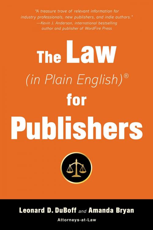 Cover of the book The Law (in Plain English) for Publishers by Amanda Bryan, Leonard D. DuBoff, Allworth