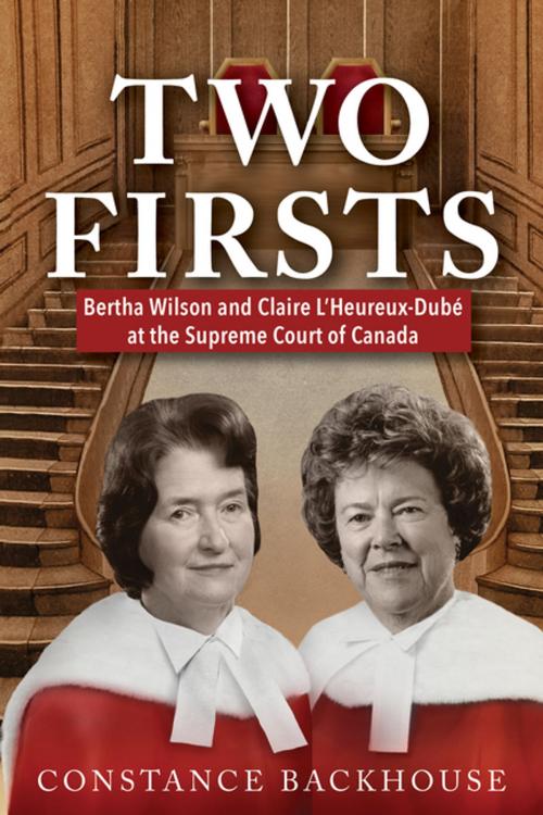 Cover of the book Two Firsts by Constance Backhouse, Second Story Press