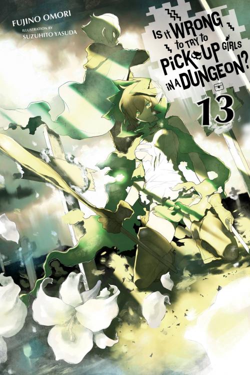 Cover of the book Is It Wrong to Try to Pick Up Girls in a Dungeon?, Vol. 13 (light novel) by Fujino Omori, Yen Press