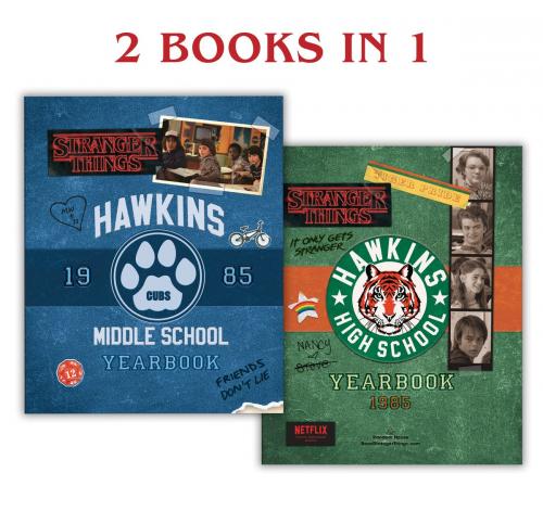 Cover of the book Hawkins Middle School Yearbook/Hawkins High School Yearbook (Stranger Things) by Matthew J. Gilbert, Random House Children's Books