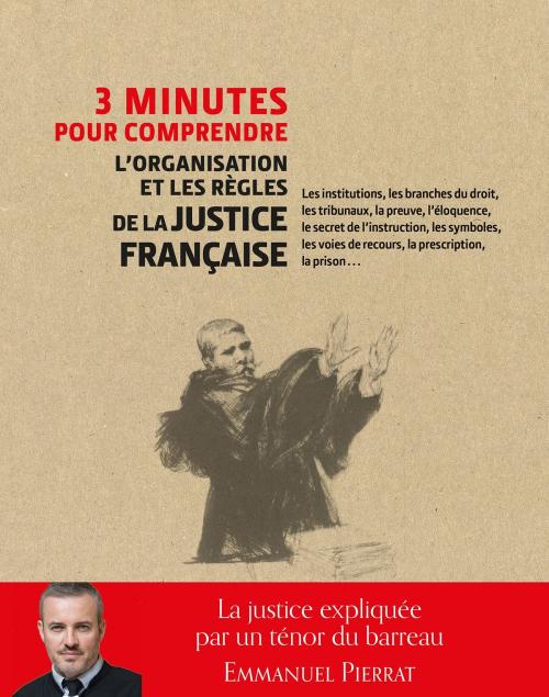 Cover of the book 3 minutes pour comprendre l'organisation et les règles de la justice française by Emmanuel Pierrat, Le Courrier du Livre