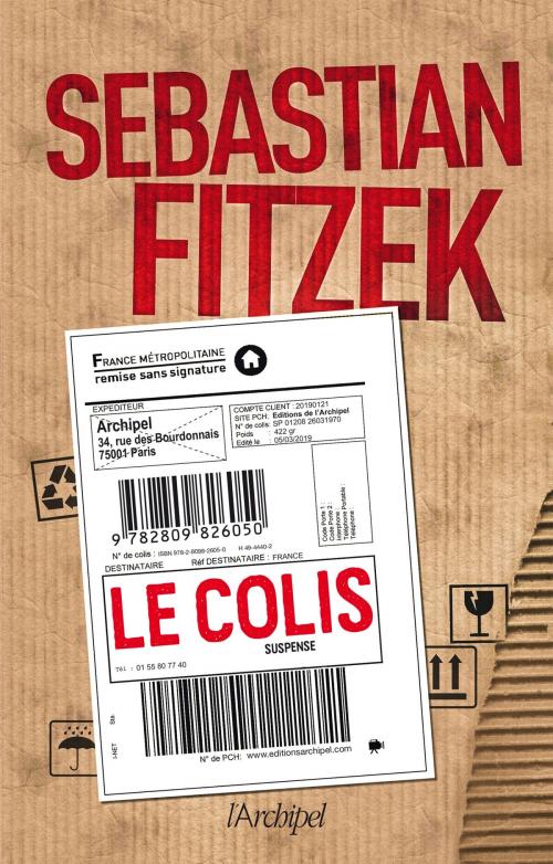 Cover of the book Le colis by Sebastian Fitzek, Archipel