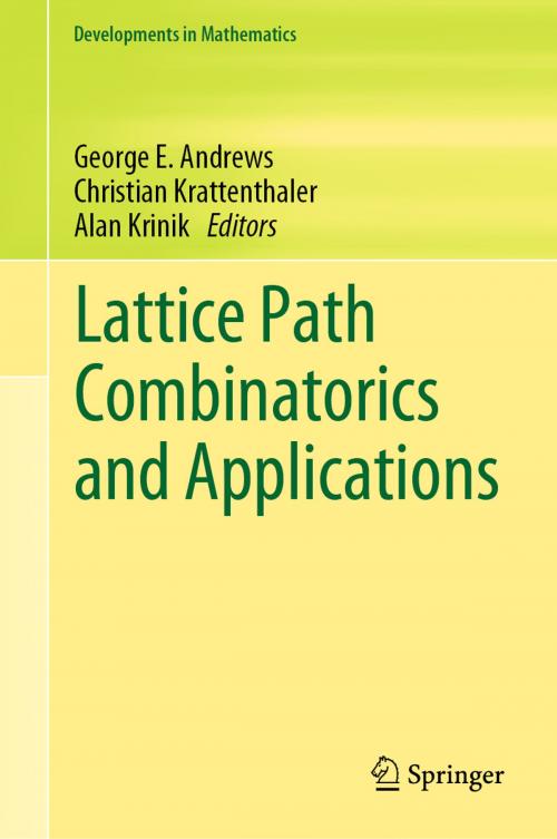 Cover of the book Lattice Path Combinatorics and Applications by , Springer International Publishing