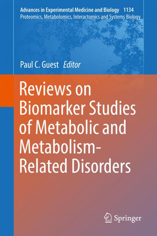 Cover of the book Reviews on Biomarker Studies of Metabolic and Metabolism-Related Disorders by , Springer International Publishing