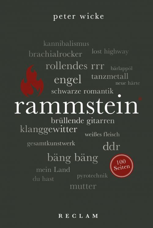 Cover of the book Rammstein. 100 Seiten by Peter Wicke, Reclam Verlag