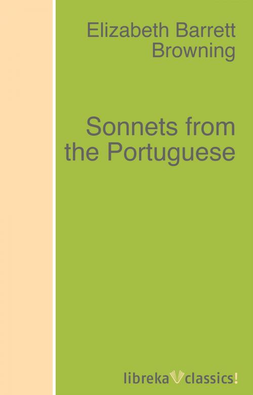 Cover of the book Sonnets from the Portuguese by Elizabeth Barrett Browning, libreka classics