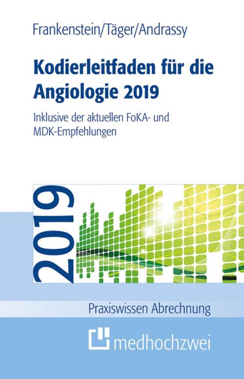Cover of the book Kodierleitfaden für die Angiologie 2019 (eBook) by Lutz Frankenstein, Tobias Täger, Martin Andrassy, medhochzwei Verlag