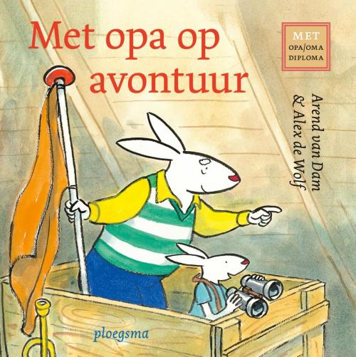 Cover of the book Met opa op avontuur by Arend van Dam, WPG Kindermedia