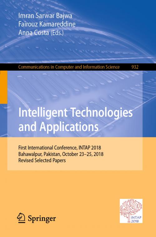 Cover of the book Intelligent Technologies and Applications by , Springer Singapore
