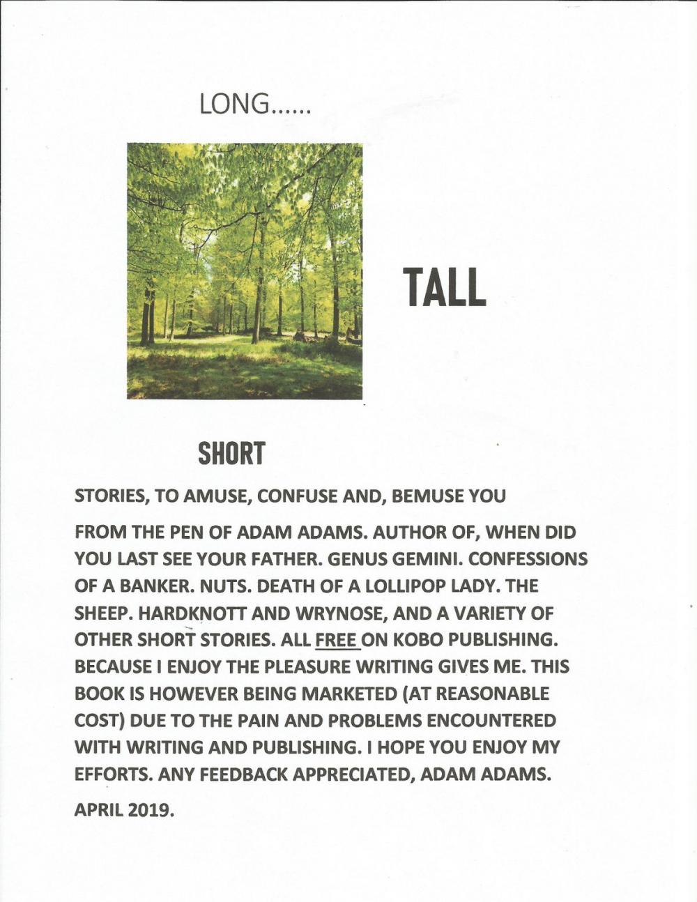 Big bigCover of LONG TALL SHORT STORIES