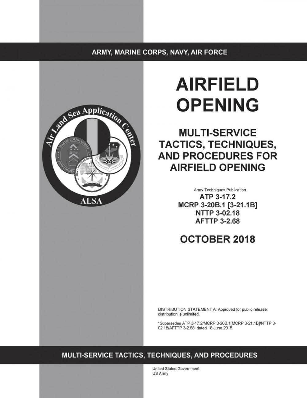 Big bigCover of Army Techniques Publication ATP 3-17.2 Airfield Opening October 2018