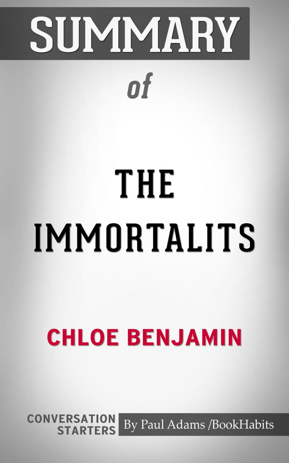 Big bigCover of Summary of The Immortalists