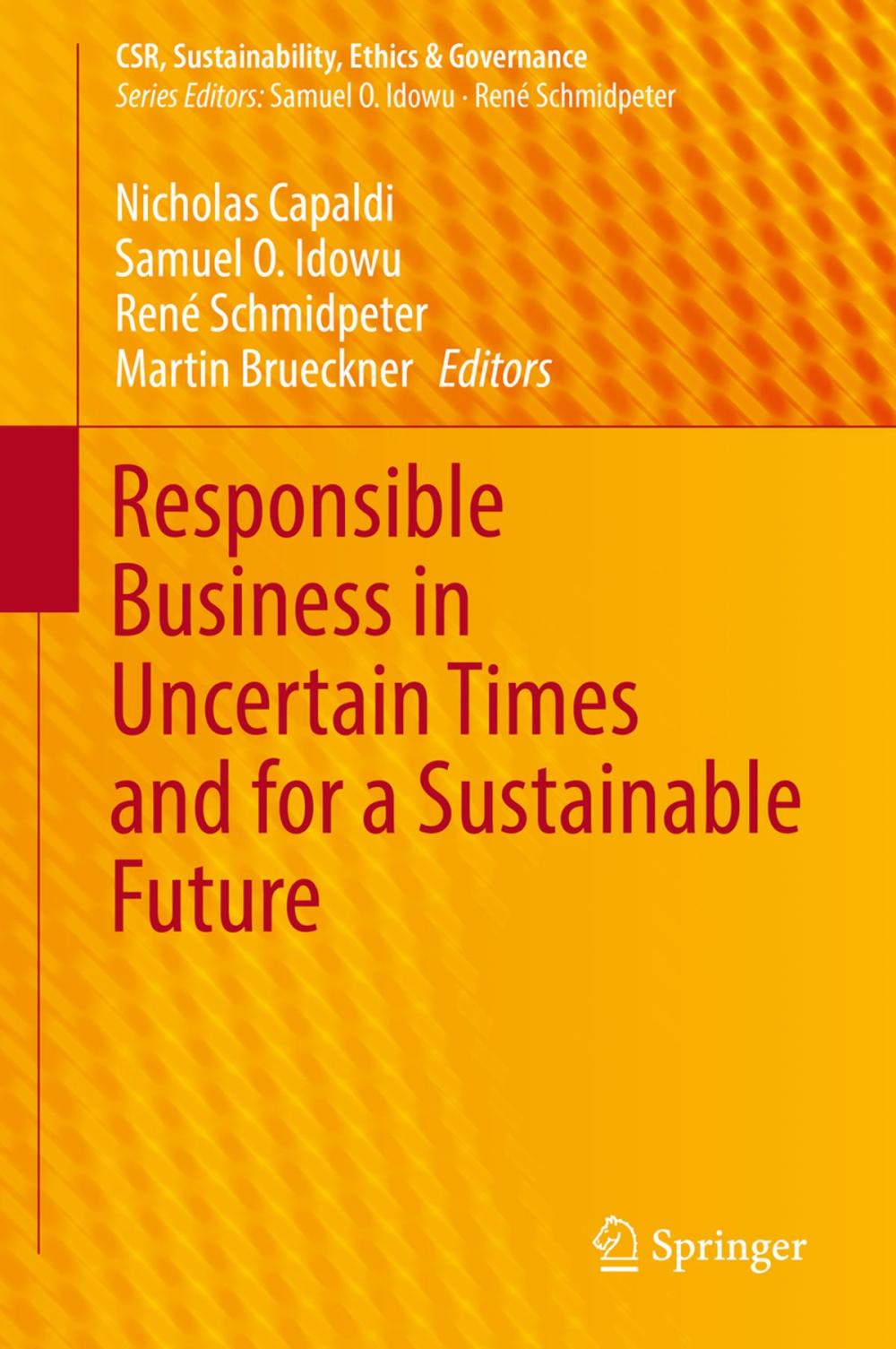 Big bigCover of Responsible Business in Uncertain Times and for a Sustainable Future