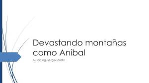 bigCover of the book Devastando montañas como Aníbal by 