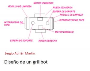 Book cover of Diseño de un robot grillbot
