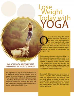Cover of Lose Weight Today With Yoga