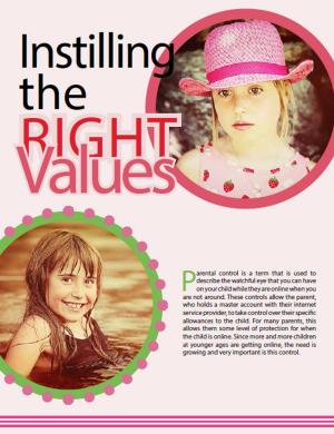 Cover of the book Instilling The Right Values by Guy Deloeuvre