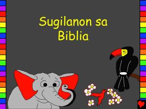 Book cover of Sugilanon sa Biblia