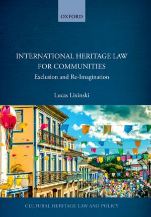 Cover of the book International Heritage Law for Communities by Usha Goswami
