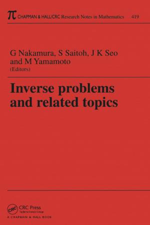 Cover of the book Inverse Problems and Related Topics by Ronald K. Pearson