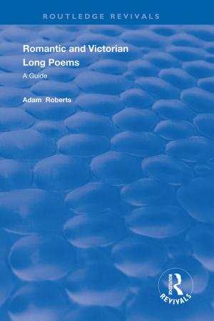 Cover of the book Romantic and Victorian Long Poems by 