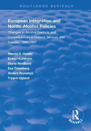 Book cover of European Integration and Nordic Alcohol Policies
