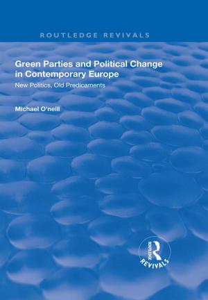 Cover of the book Green Parties and Political Change in Contemporary Europe by Renee Vellve