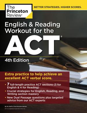Book cover of English and Reading Workout for the ACT, 4th Edition
