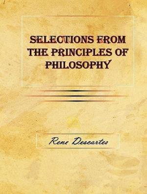 Book cover of Selections from the Principles of Philosophy