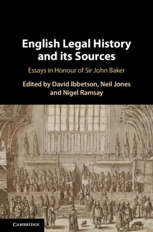 Cover of the book English Legal History and its Sources by Michael D. Ward, John S. Ahlquist