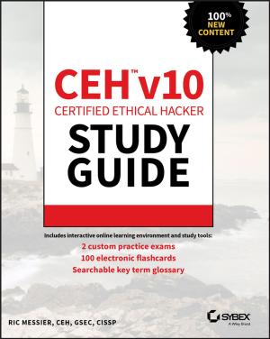 Cover of the book CEH v10 Certified Ethical Hacker Study Guide by Janine Garner