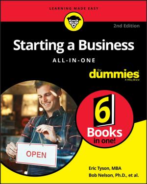 Cover of the book Starting a Business All-in-One For Dummies by Bruce R. Hopkins, Thomas A. McLaughlin, Laurence Scot