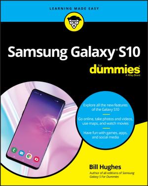Cover of the book Samsung Galaxy S10 For Dummies by Dave Porter, Linda Galindo