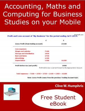 Cover of the book Accounting, Maths and Computing Principles for Business Studies on Your Mobile by J. Garcia