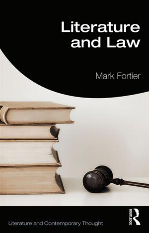 Cover of the book Literature and Law by Christopher Mabey, Rosemary Thomson