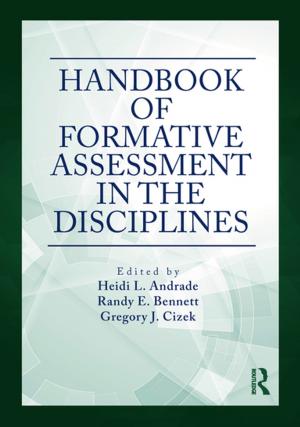 Cover of Handbook of Formative Assessment in the Disciplines