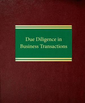 Cover of the book Due Diligence in Business Transactions by Richard A. Givens