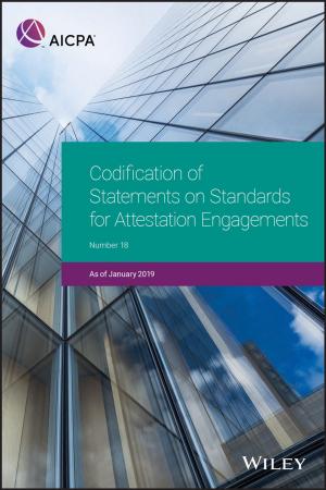 Book cover of Codification of Statements on Standards for Attestation Engagements, January 2019